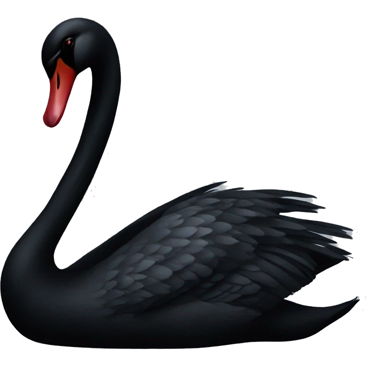 Black swan emoji
