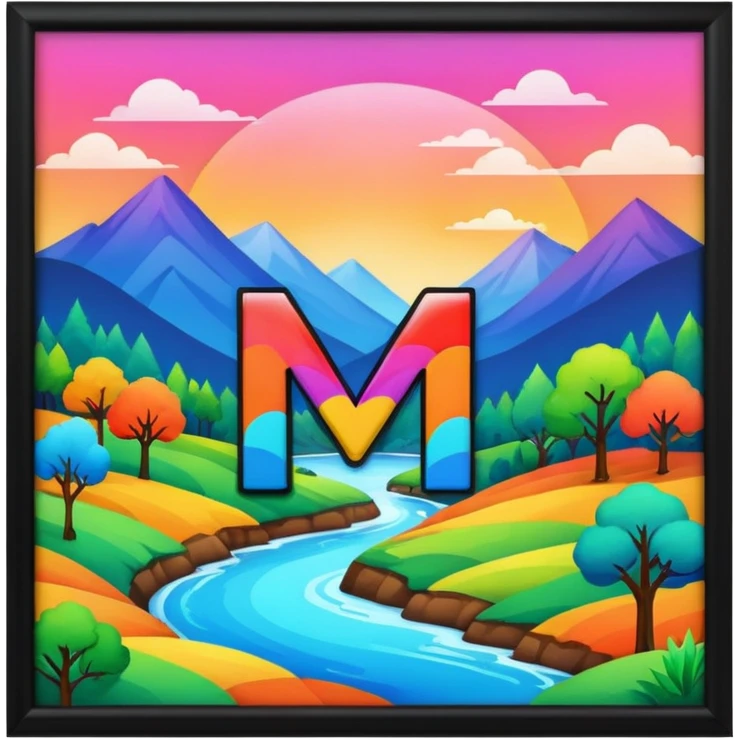 Quiero que esconda la letra M emoji