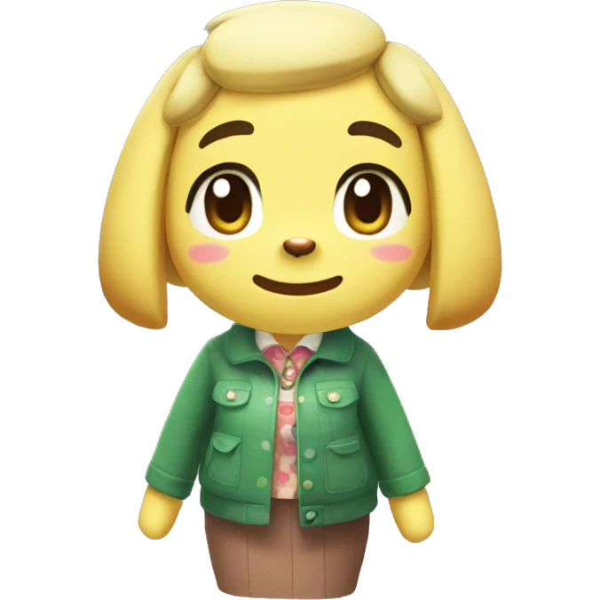 Isabelle from animal crossing emoji