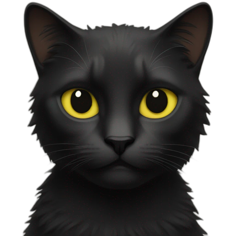 Le chat noir  emoji