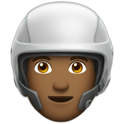 Men wich helmet emoji