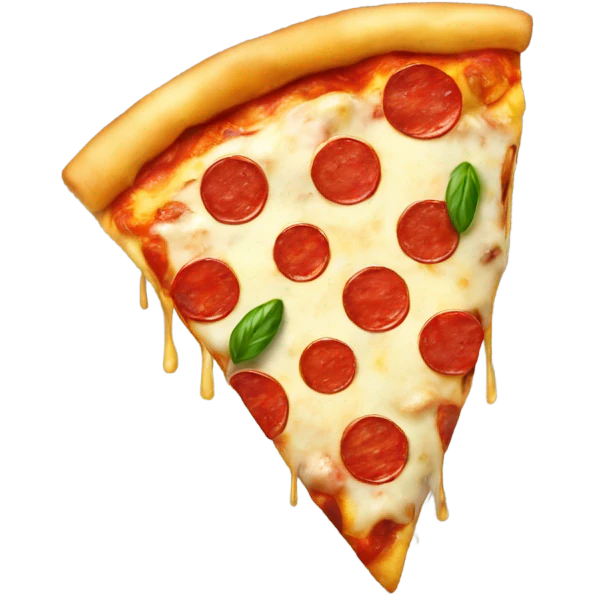 pizza with bufala mozzarella emoji