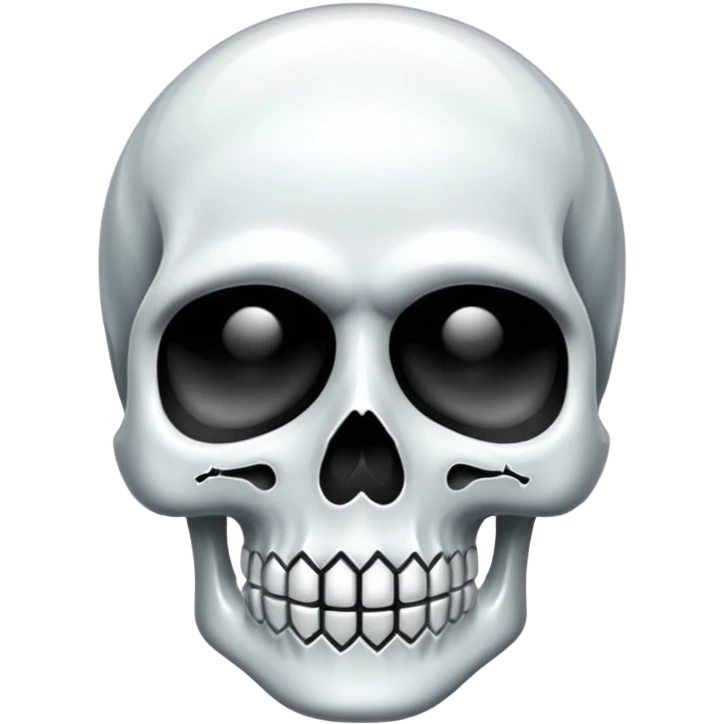 Caveira de cristal emoji