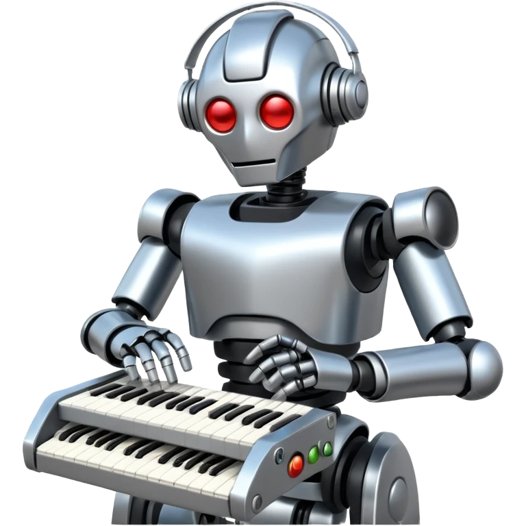 Robot Maestro musician emoji