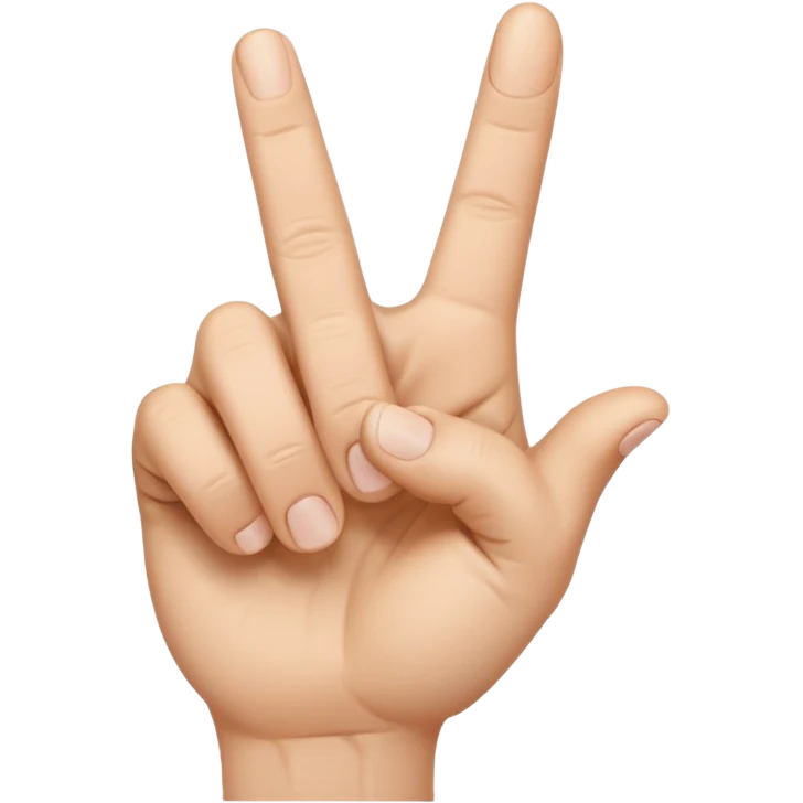 a hand with finger pointing at the camera emoji