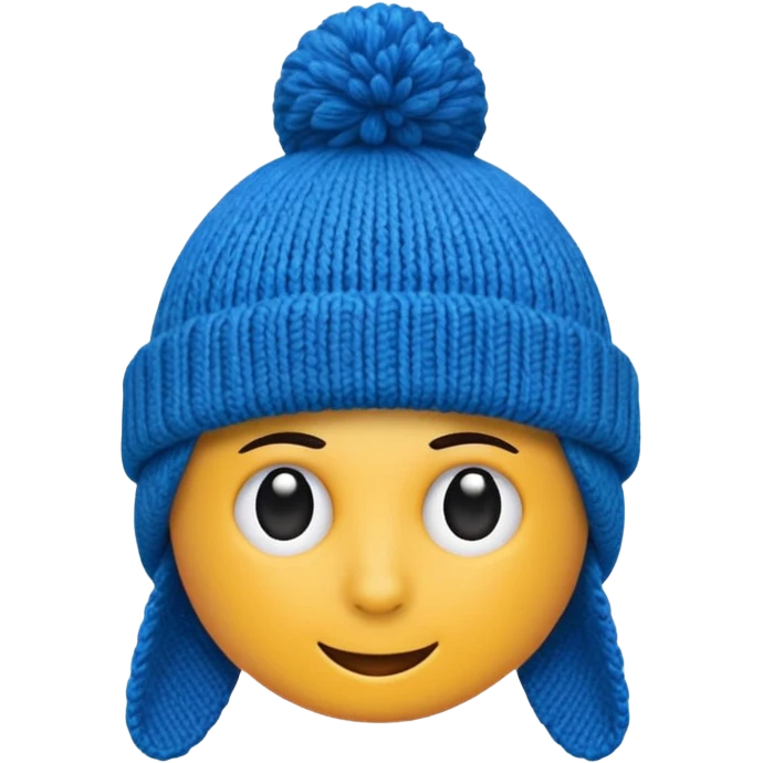 Only give me blue hat  emoji