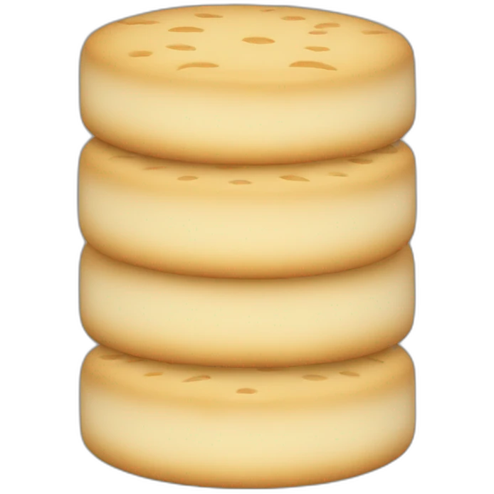 round milk biscuit emoji