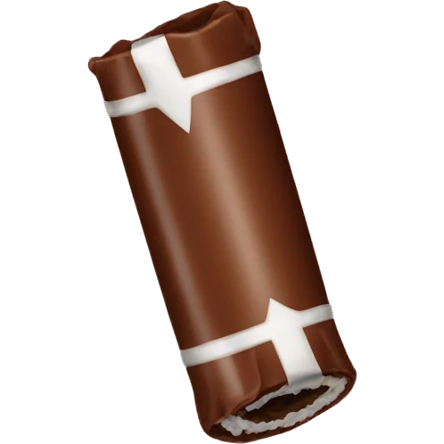 tootsie roll emoji