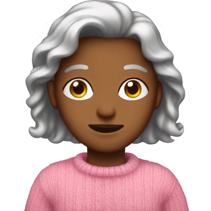 Pink sweater  emoji