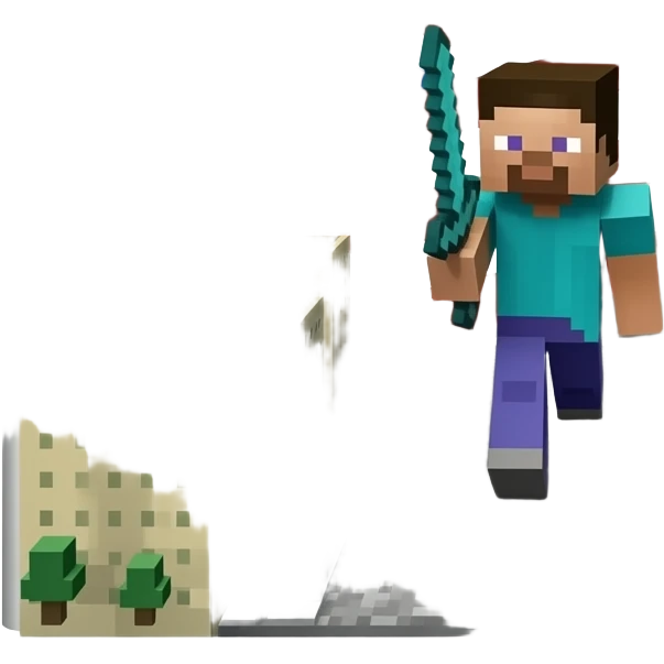 A flag imaginary underground city in minecraft emoji