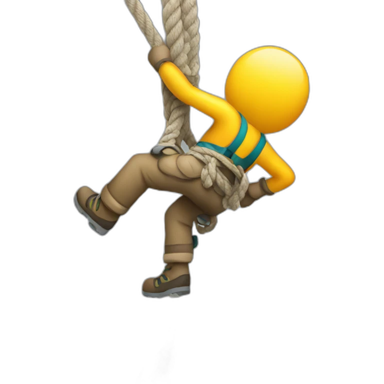 Climbing ropes emoji