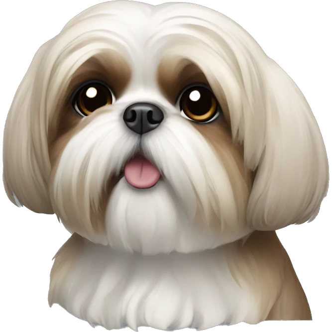 Shih tzu dog emoji