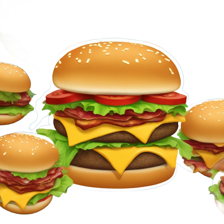 MASSIVE burger emoji