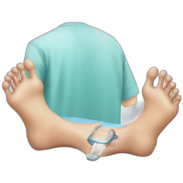 Foot surgery emoji