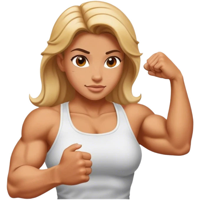 female biceps emoji
