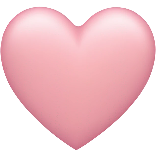 pastel pink heart emoji