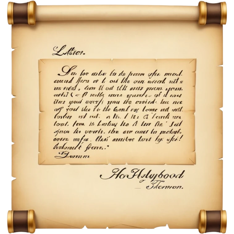 할리우드에서 보낸 편지 emoji