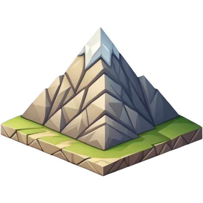 Mountain shaped like a parallelogram with Kurdish cultural elements emoji