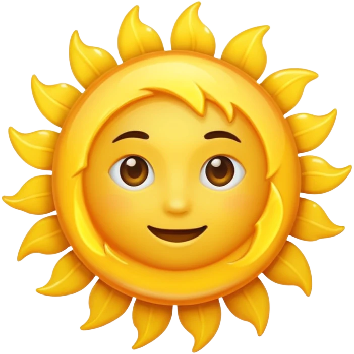 Sun emoji