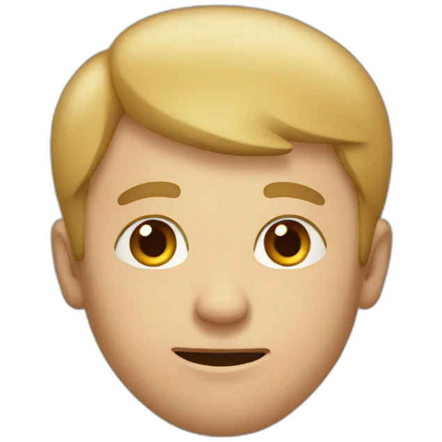 Man mewing  emoji