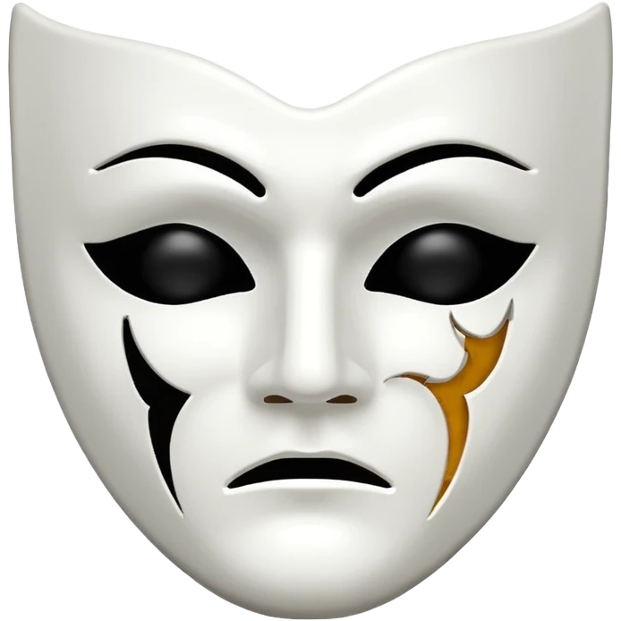 Theatre mask tragedy emoji