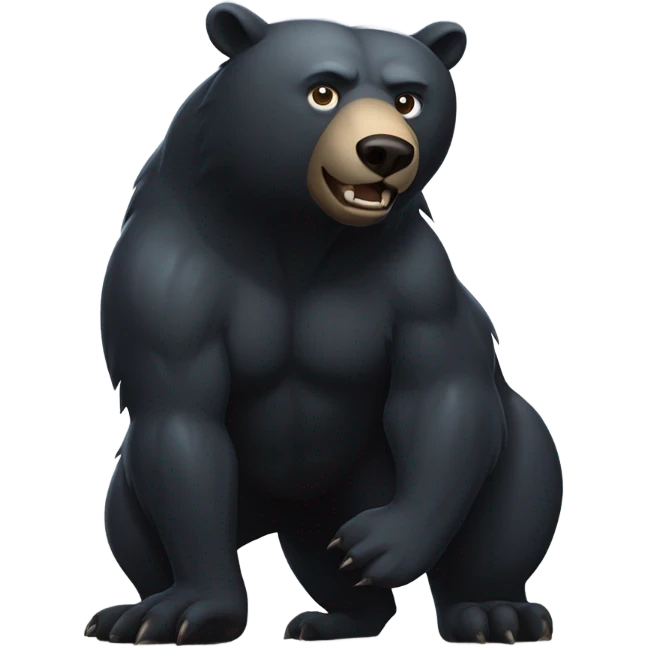 Ninja bear emoji
