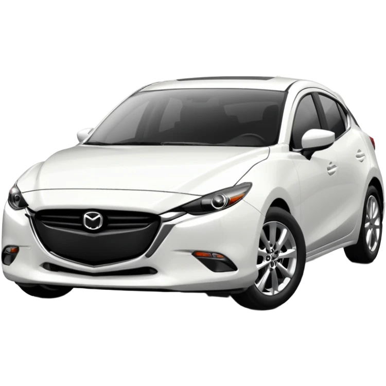 white mazda 3 2020 emoji