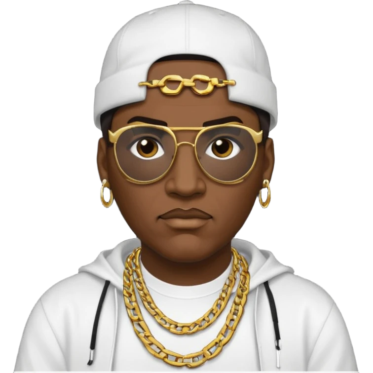 Kool Moe Dee, Rapper (b.1962) with dark brown hair emoji