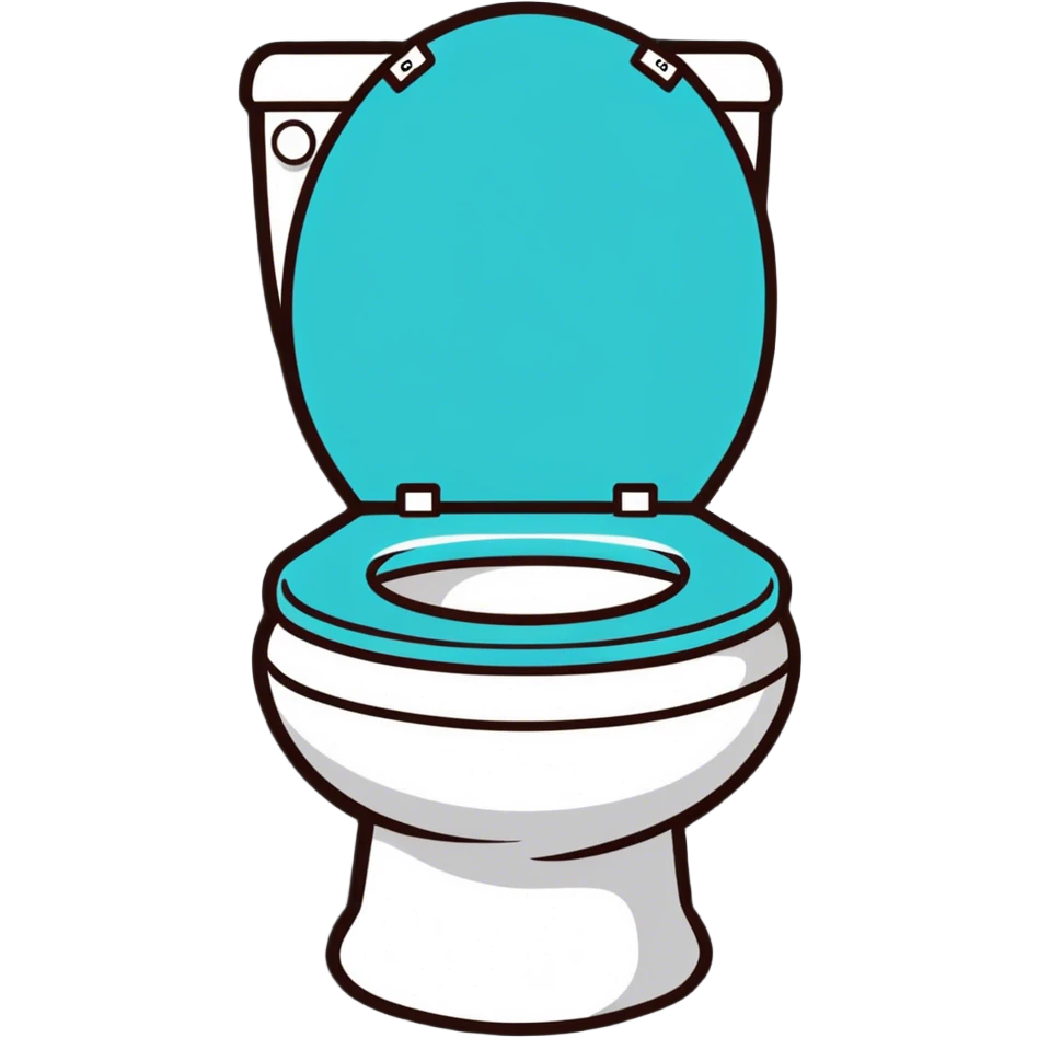 Cute skibidi toilet emoji