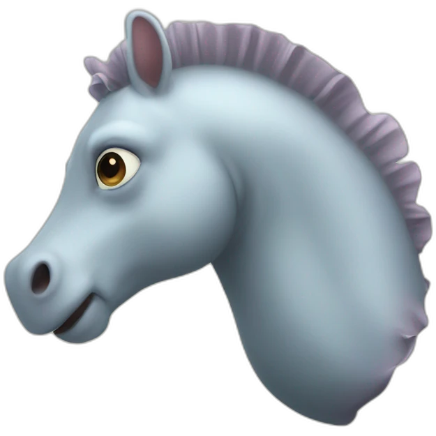 hippocampe eau emoji