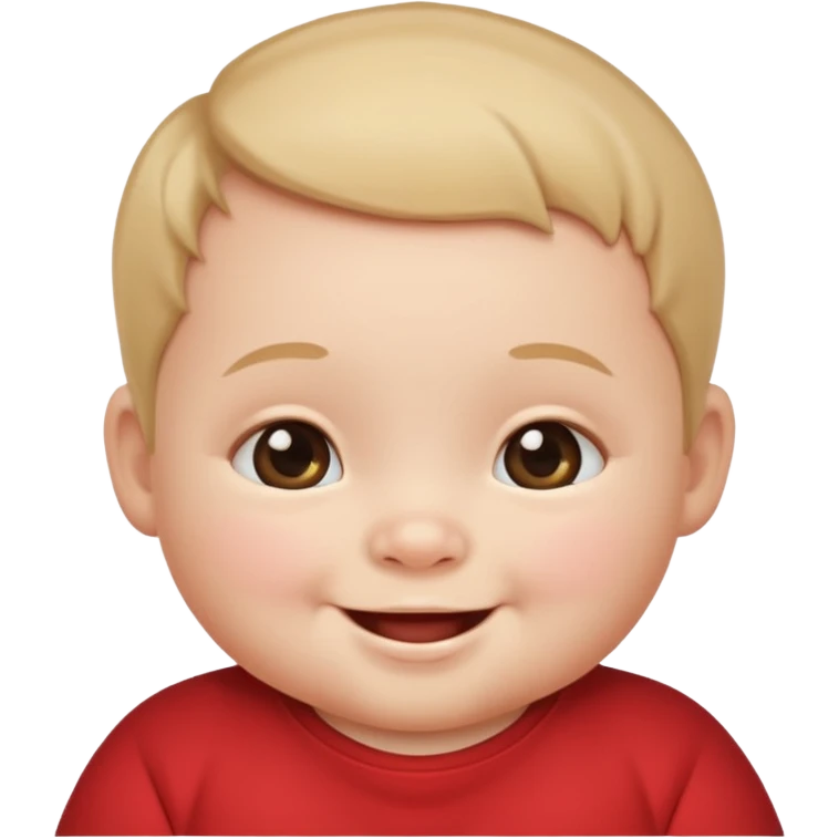 A cute little baby emoji