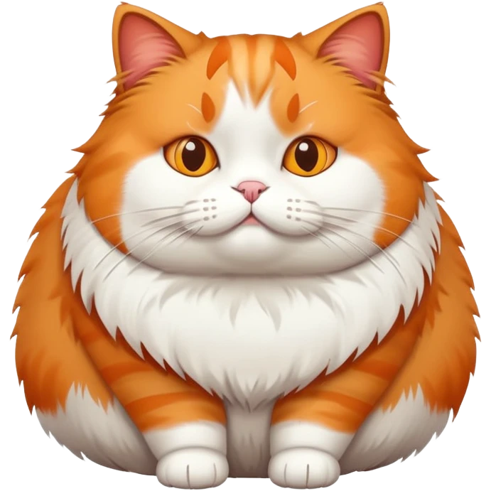fat fluffy cat emoji