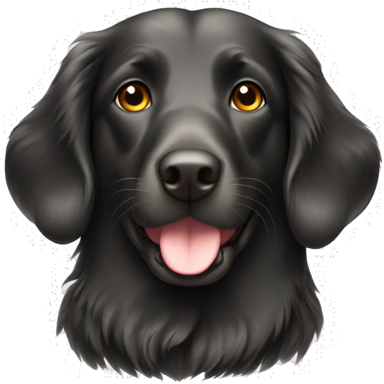 Flat coat retriever  emoji