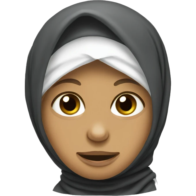 an animal monkey in a hijab. emoji