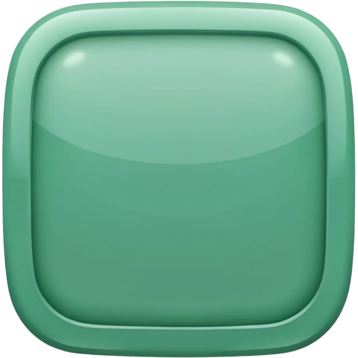 Blank Jade style rounded square button emoji
