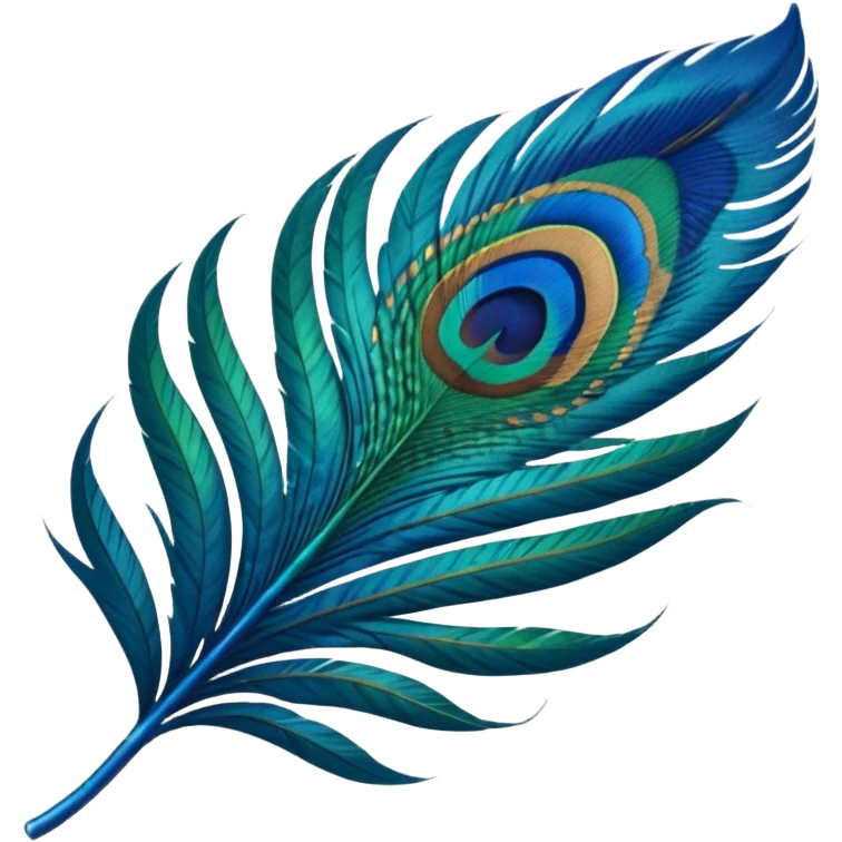 peacock feather emoji