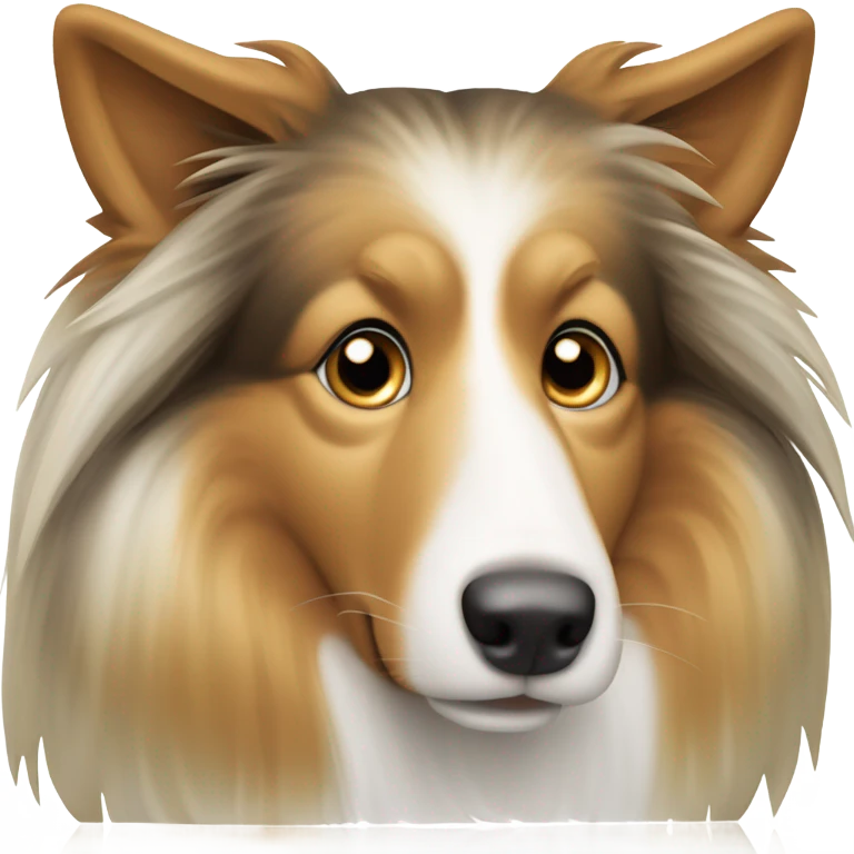 Sheltie dog emoji