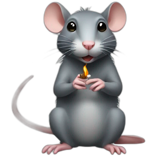 smoking rat emoji