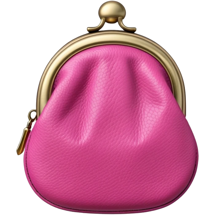 Pink coin purse emoji