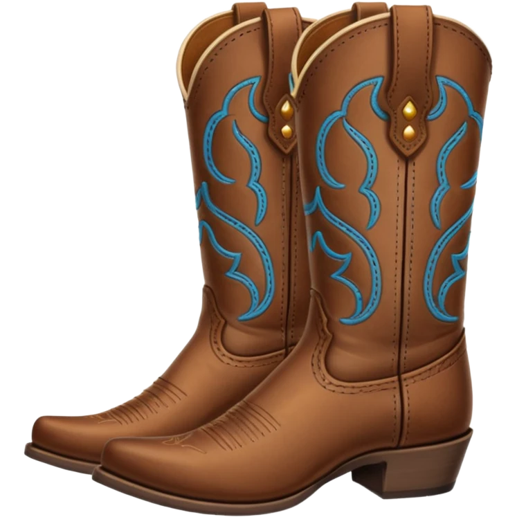 Cowboy boots emoji