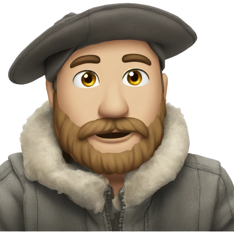 man in hat with beard emoji
