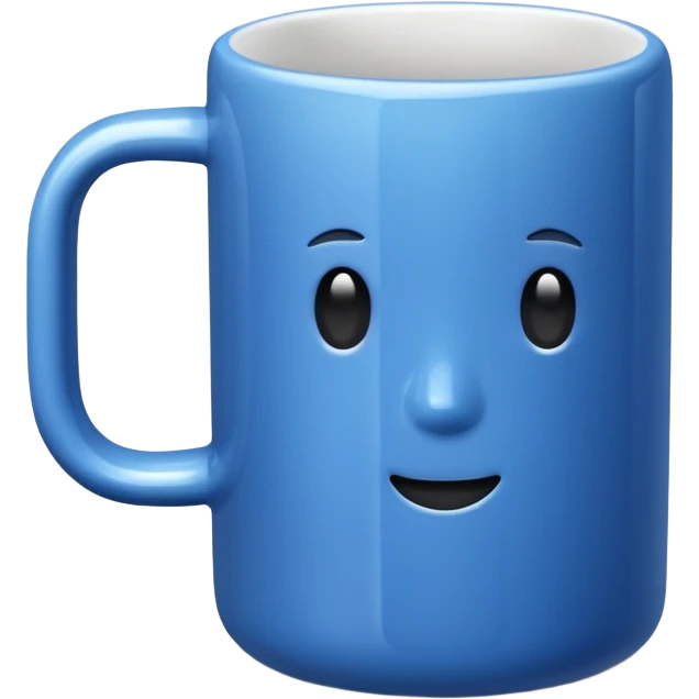 blue ceramic mug emoji