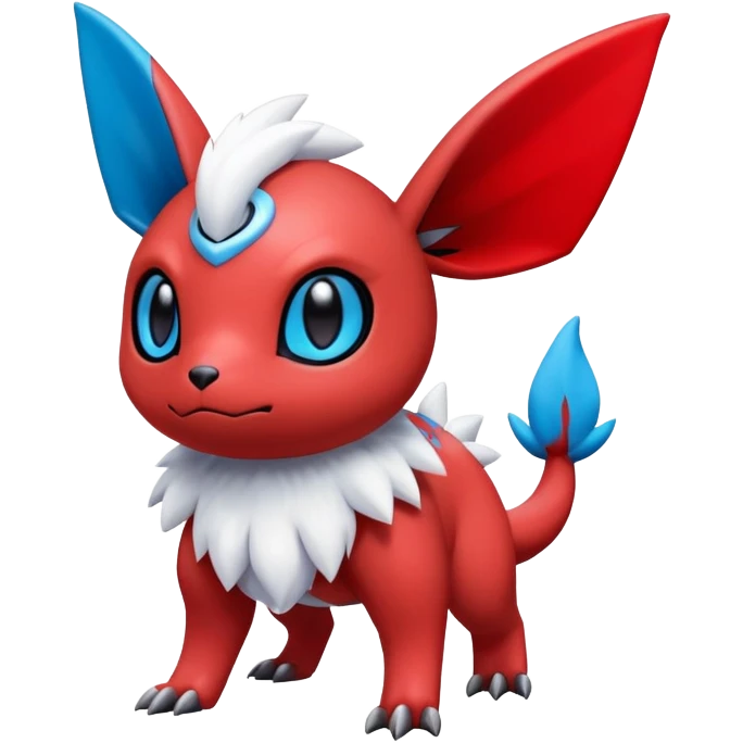  Cute Guilmon-Latias-Umbreon-Fakémon-hybrid-creature (full body)  emoji
