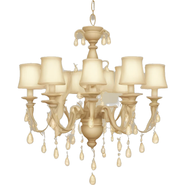 Chandelier beige emoji