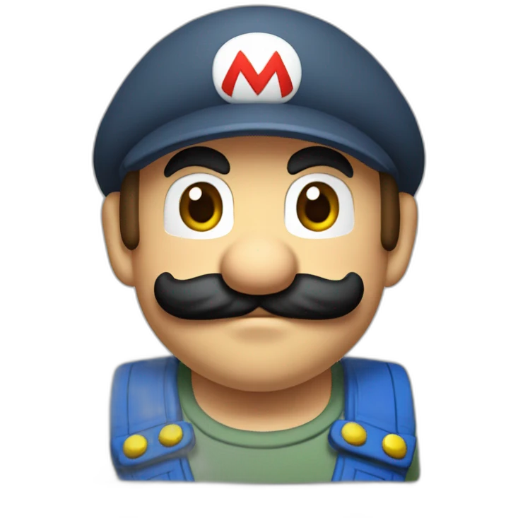 mario bros asustado emoji