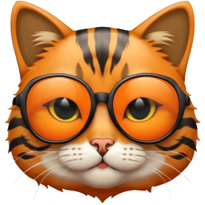 Cat wearing sunglasses emoji