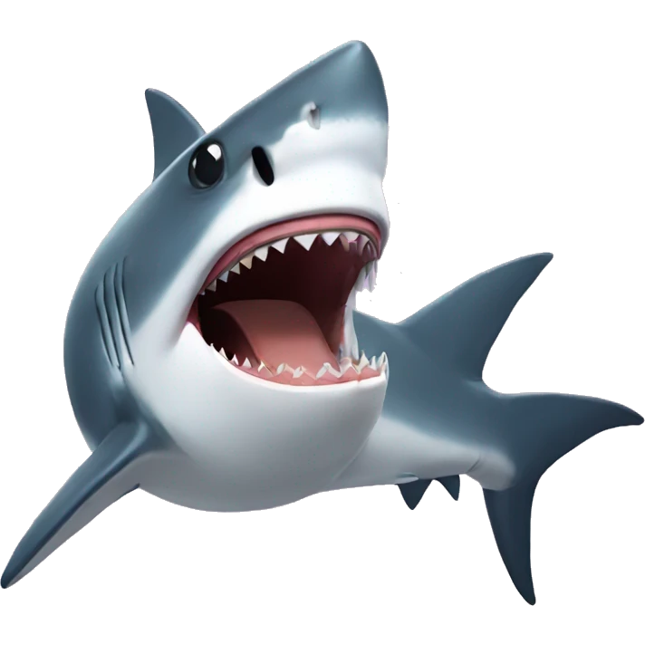 Shark kissing emoji