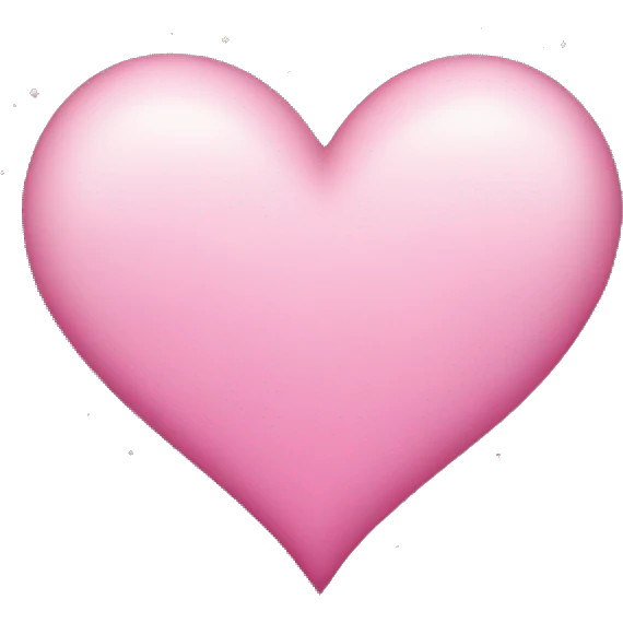 Corazón rosa con estrellas  emoji