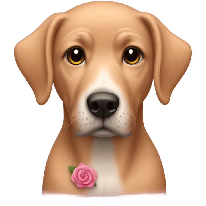 perro rosa emoji