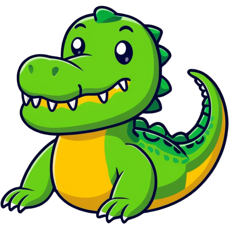 dizzy intoxicated crocodile emoji